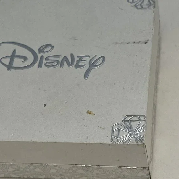 Disney 90 Years Mickey Mouse Silver Plated Swarovski Crystal 18 Inch Necklace - Picture 8 of 16